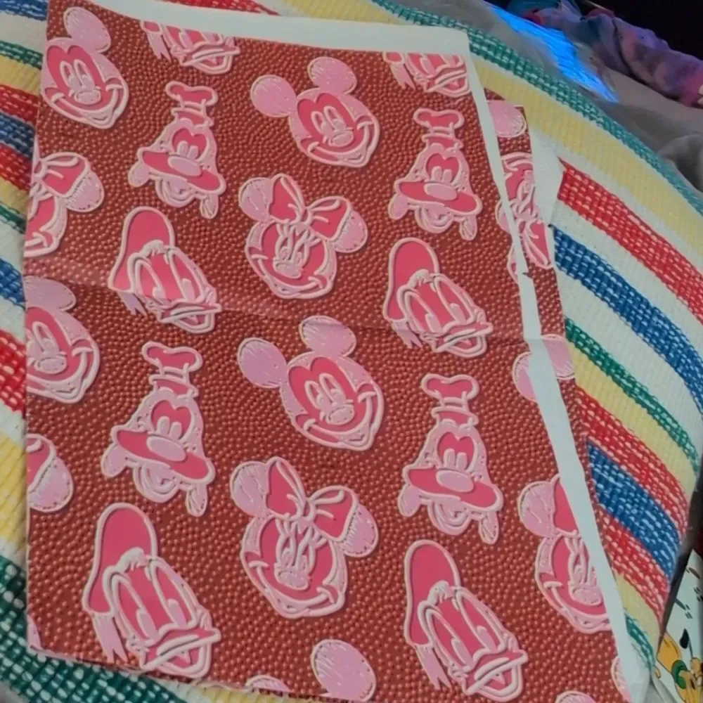 Disney Marvel Jim Hensen vintage 80s 90s character wrapping paper lot‎